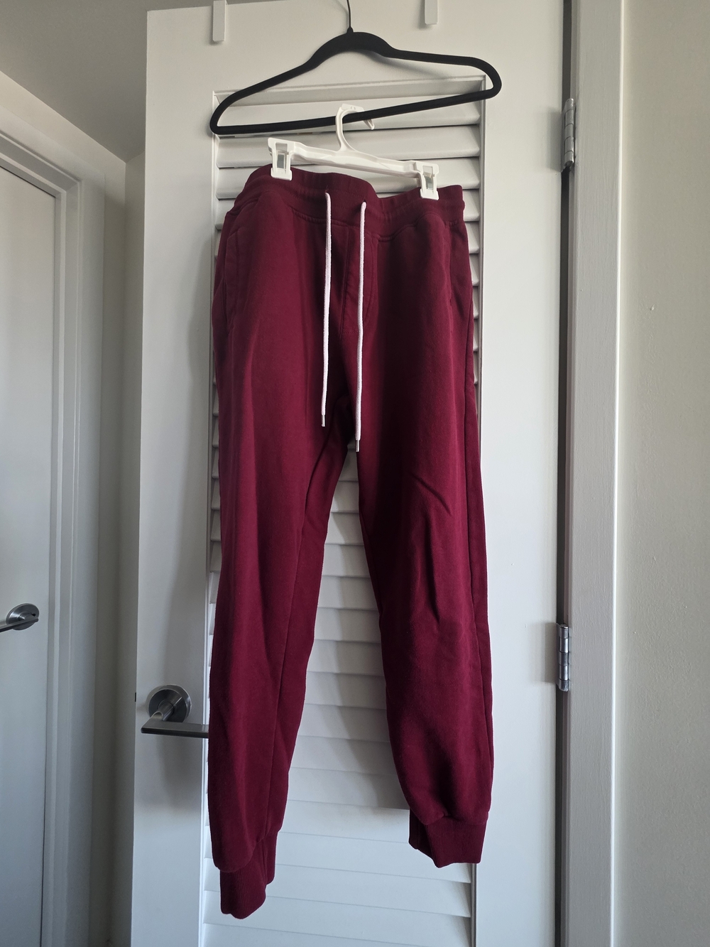 Forever 21 Men's Maroon Fleece Sweatpants